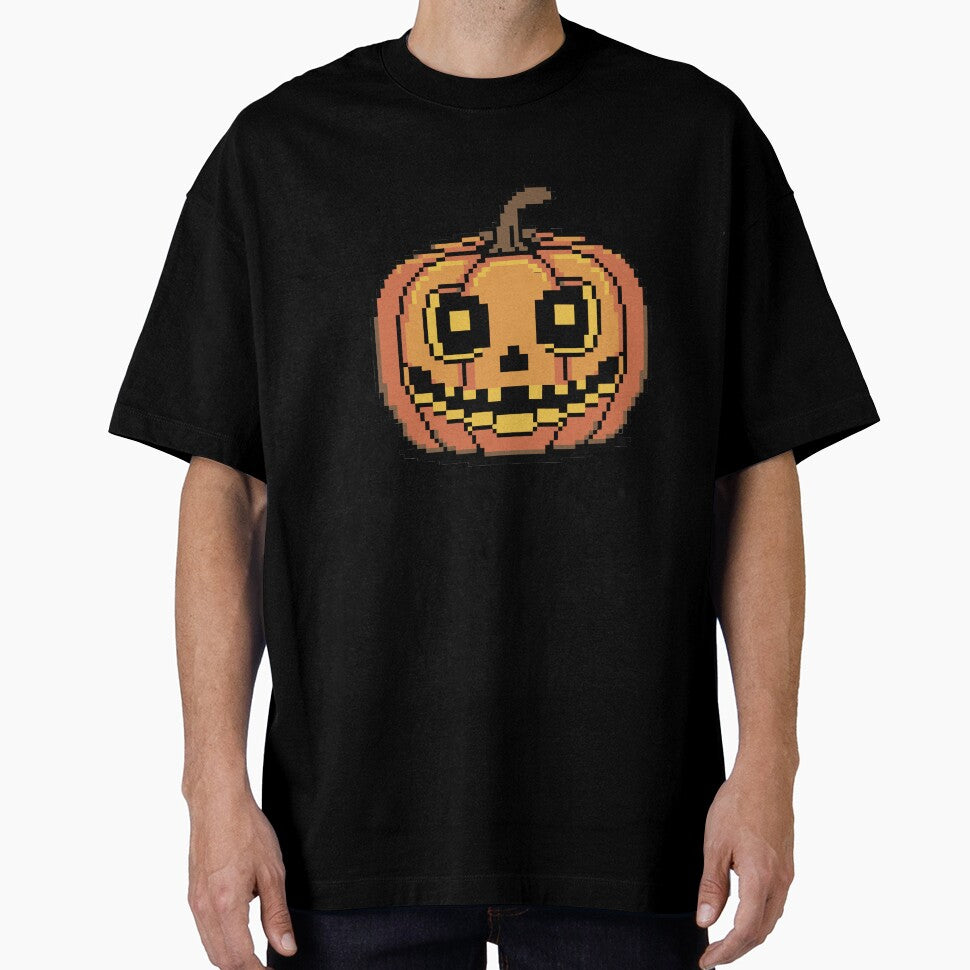 pixelated jack-o'-lantern by jkrphoto