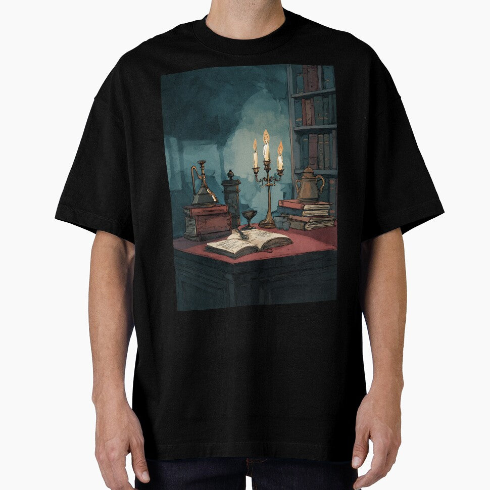 Vintage Dark Academia Study by bapupa