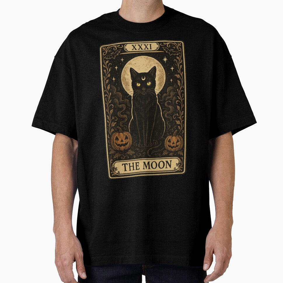 Halloween Tarot Cat – The Moon Card by micojo