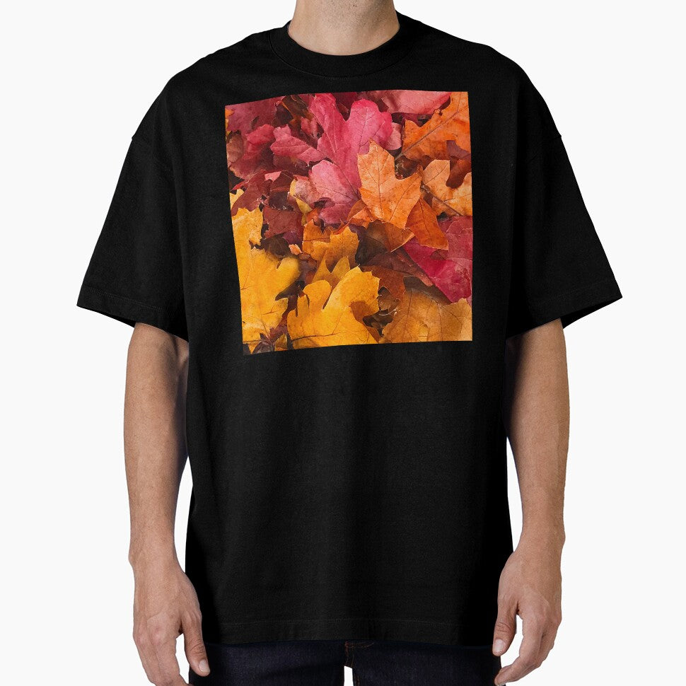 Autumn Yellow And Orange-Red-Spice Fall Leaves by DEC02