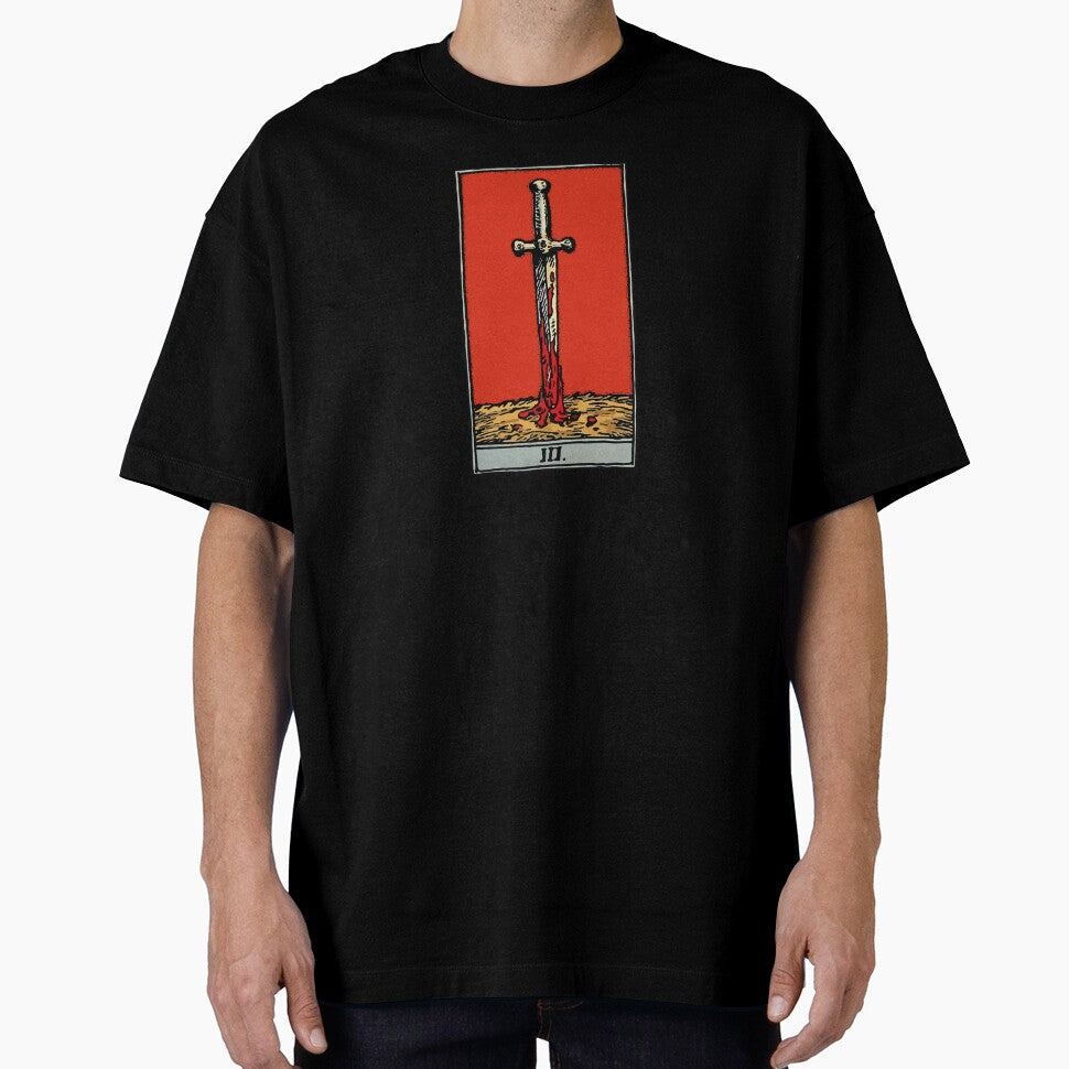 Sword Blood Tarot Card T-Shirt Design 127sm by 127sm