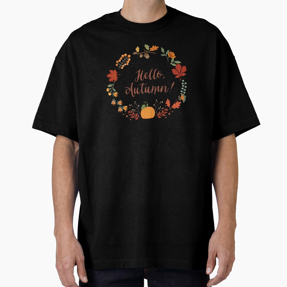 Hello Autumn, Fall Theme , Pumpkin Season, Bonefire, Autumn Leaves by Theteebrewing