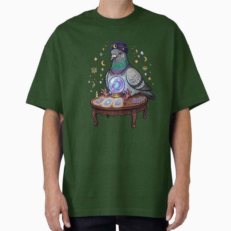 Mystic Pigeon With Crystal Ball by azule1