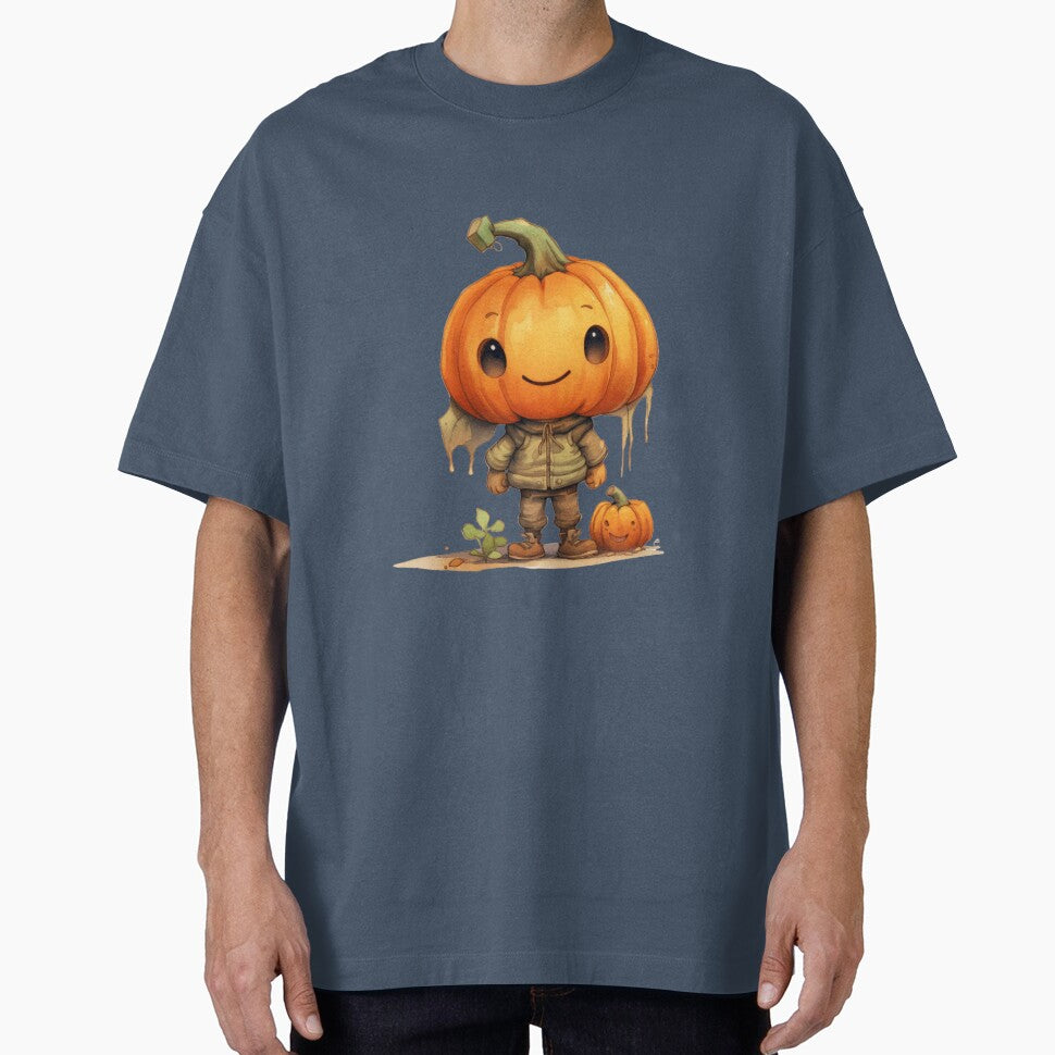 A Watercolor Pumpkin Boy by Sketch-Shack