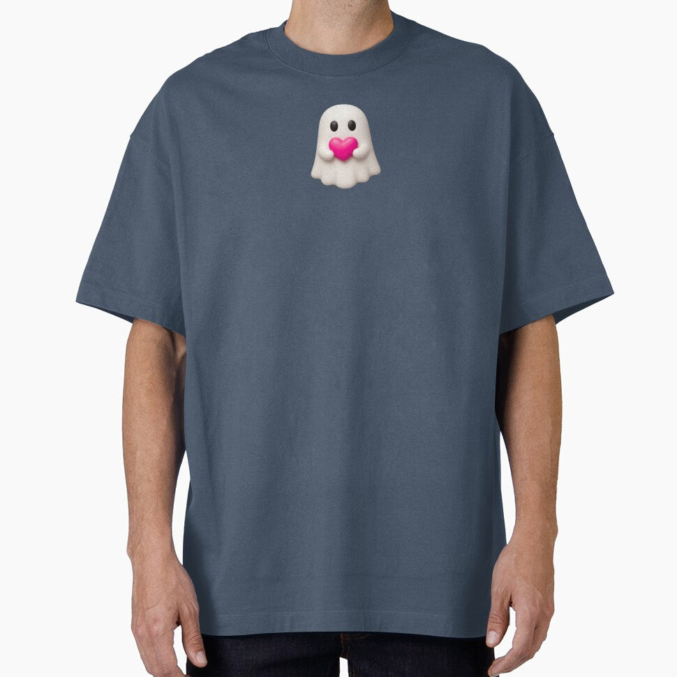 Charming Pink Heart Ghost Character by deisgnsbyshane