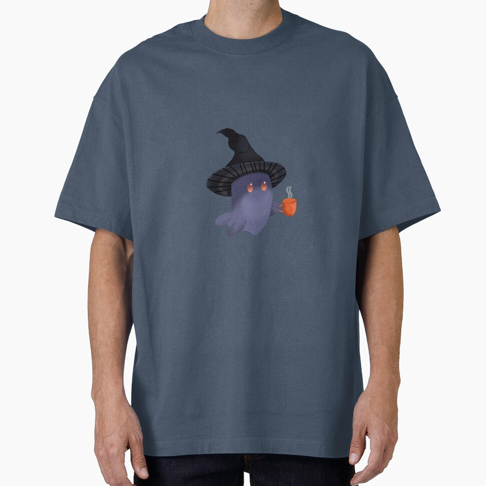 Ghost with Wizard Hat and Cup by abhi76