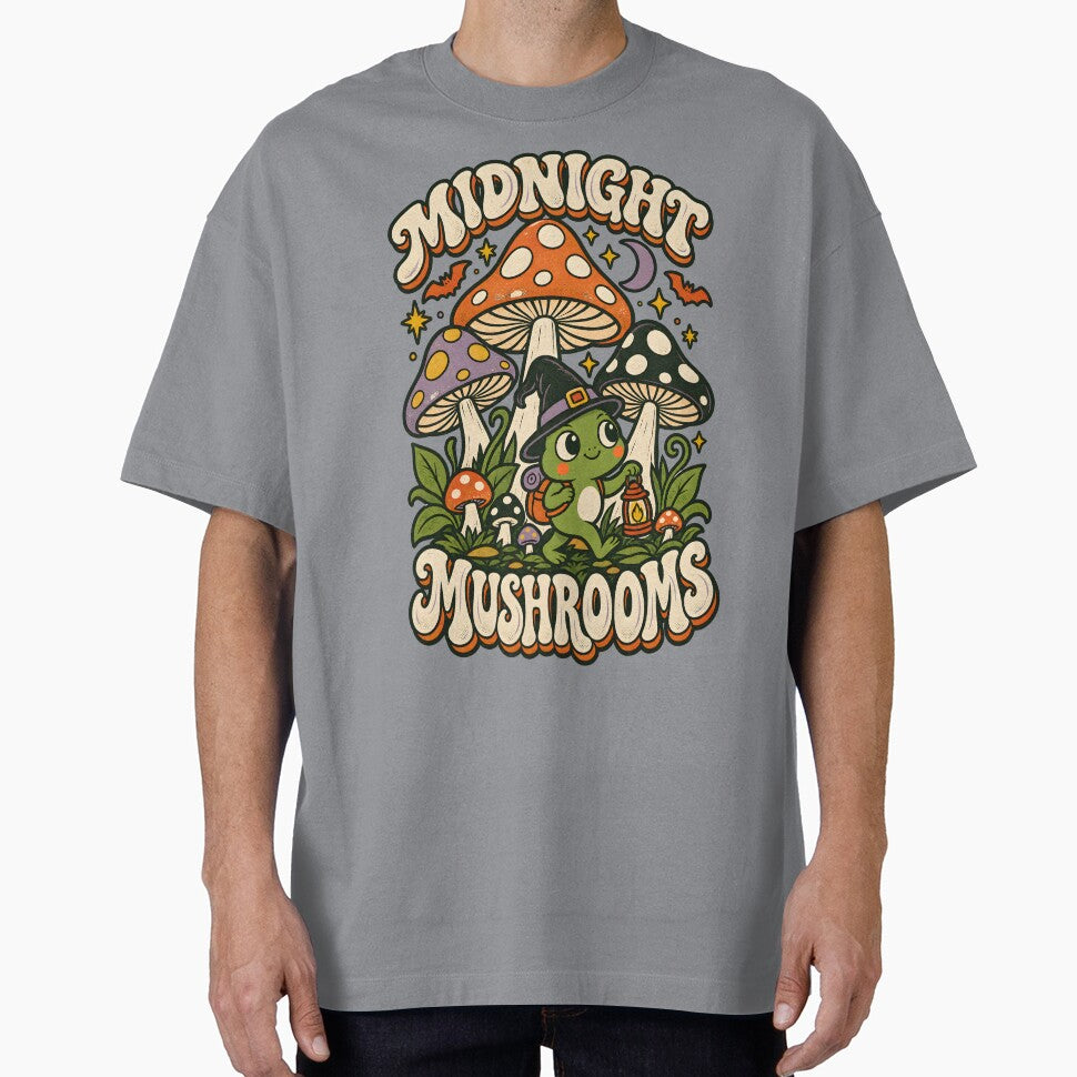 Midnight Mushrooms Psychedelic Frog by  MAD's Recreation Studio