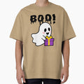 Cute Boo Ghost Halloween Gift by     Sela Art