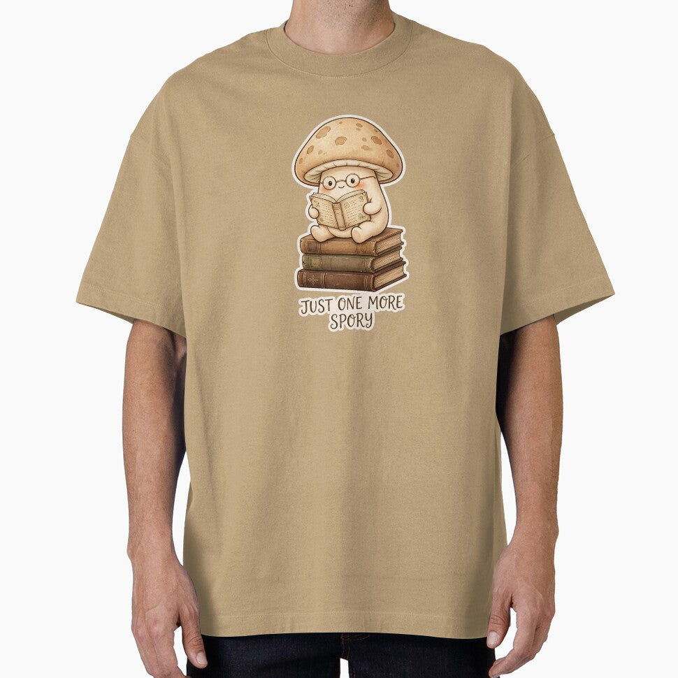 Just One More Spory Funny Book Lover Mushroom Design by ItsTheBeaz
