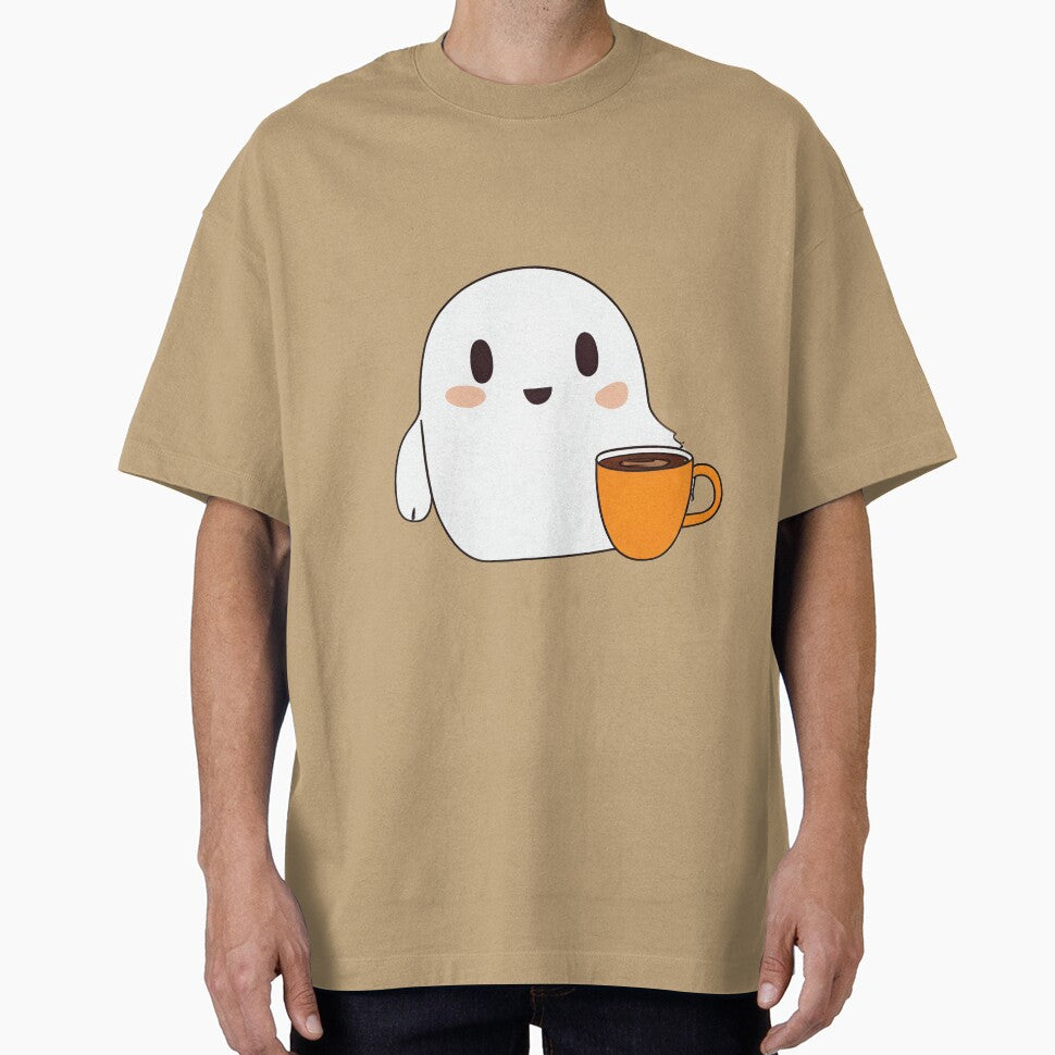 Cute Boo with a Coffee Cup by Crush-Vogue
