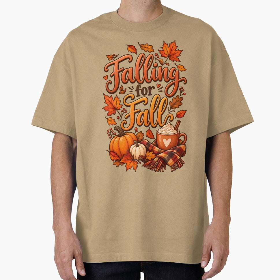 Falling for Fall – Cozy Autumn Pumpkin & Coffee by blankTeeShirt