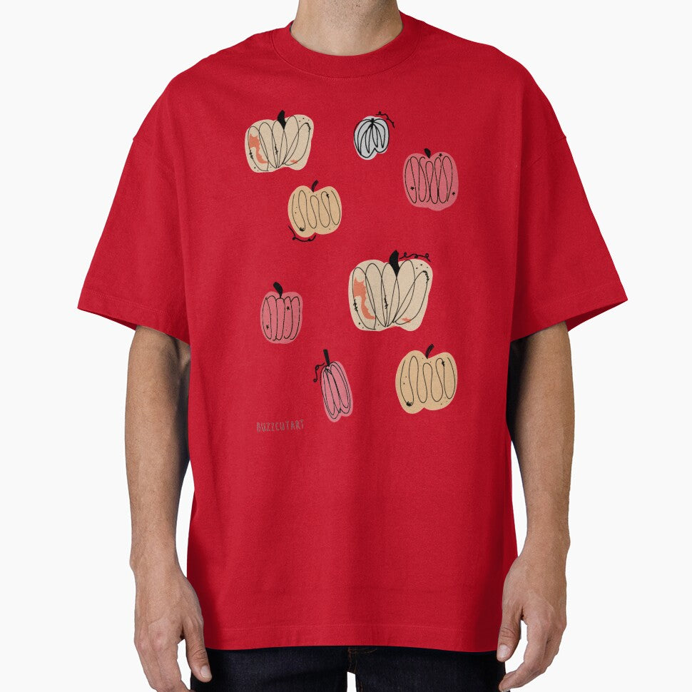 watercolor pumpkin line design by buzzcutart