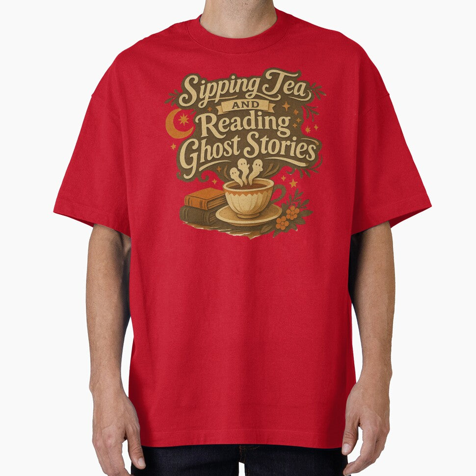 Sipping Tea and Reading Ghost Stories by Black Signal