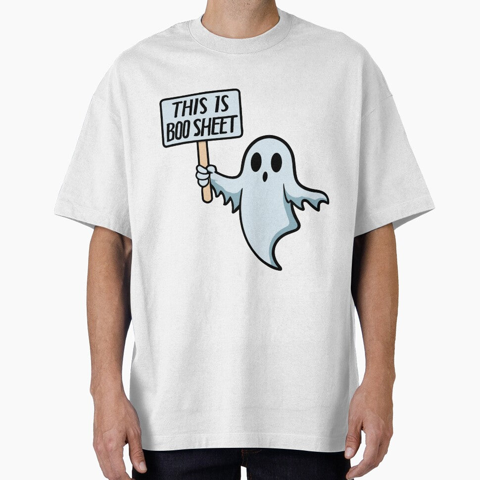 This is Boo Sheet Ghost with Sign by MonkaDesigns