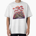 Magical Mushroom Fantasy Watercolor Painting by RawNaturePrints