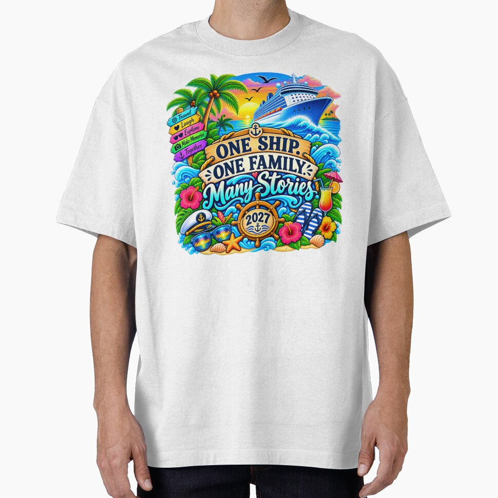 TRAVEL COLLECTION - FAMILY CRUISE - ONE SHIP. ONE FAMILY. MANY STORIES. • 2027 by WheelieGdArt