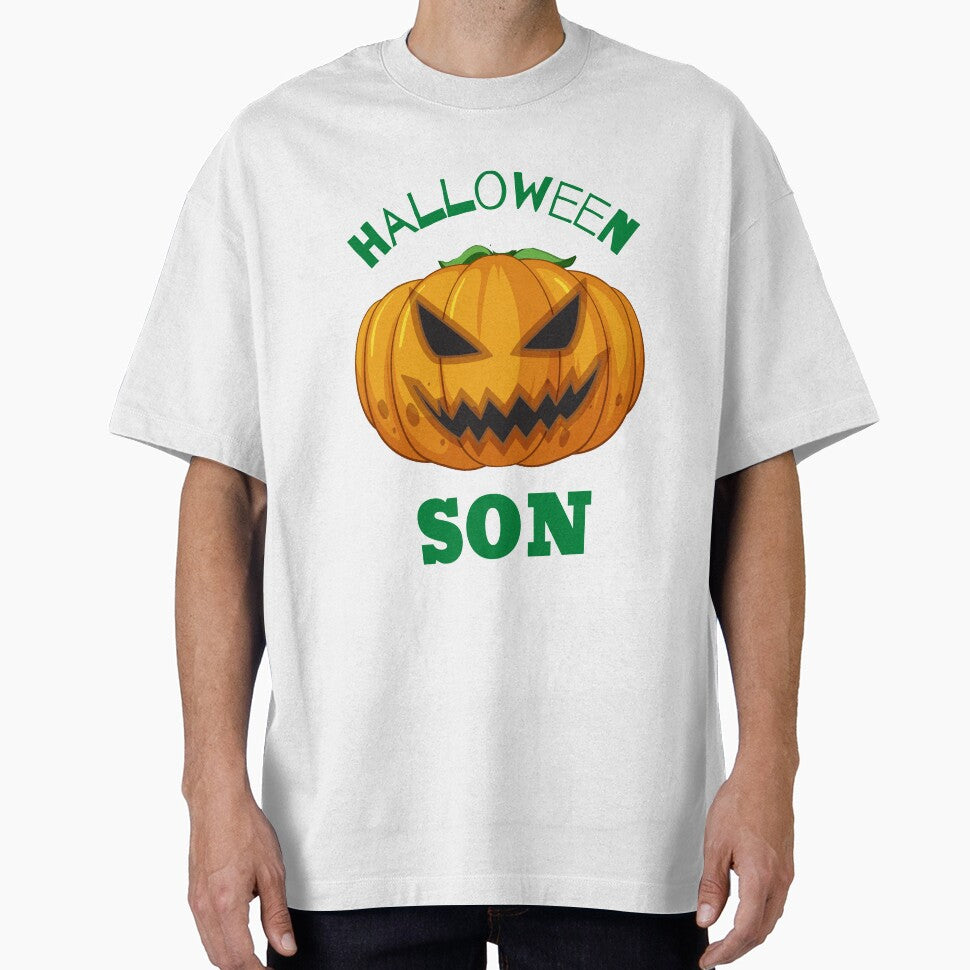 Halloween Son - Funny Halloween Pumpkin Head by CosmicStory