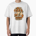 Cats Coffee & Autumn Leaves Cozy Fall by Zenith Design