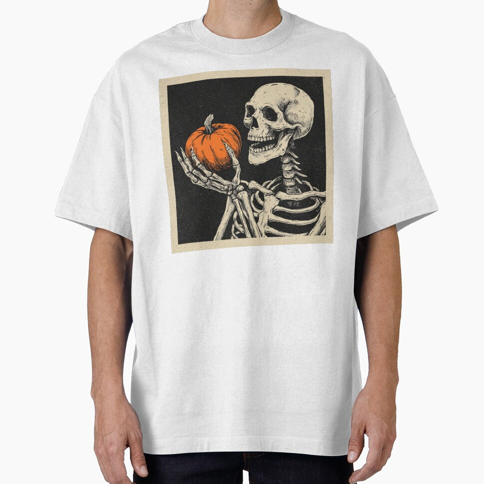Skeleton and Pumpkin by NicolasGlowArt