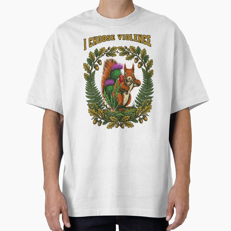 I Choose Violence Squirrel by TeeARTHY