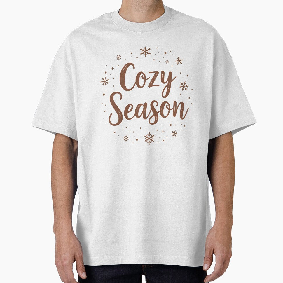 Cozy Season Aesthetic T-Shirt  Warm Winter Vibes  Comfort & Relaxing Mood Shirt by Design-Pro-21