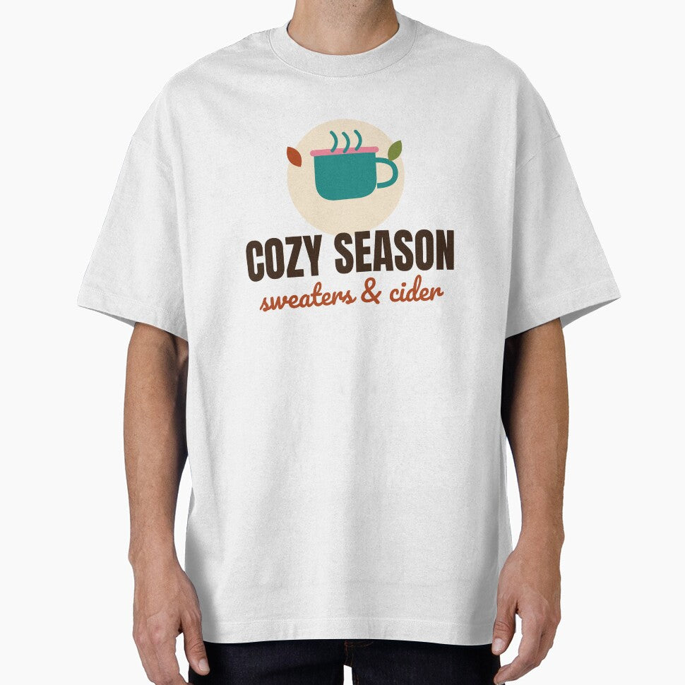 Cozy Season Sweaters and Cider - Fall Autumn Shirt by RankShift