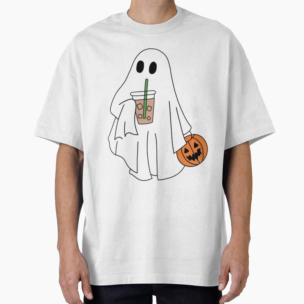 Ghost with Iced Coffee by jennysselling