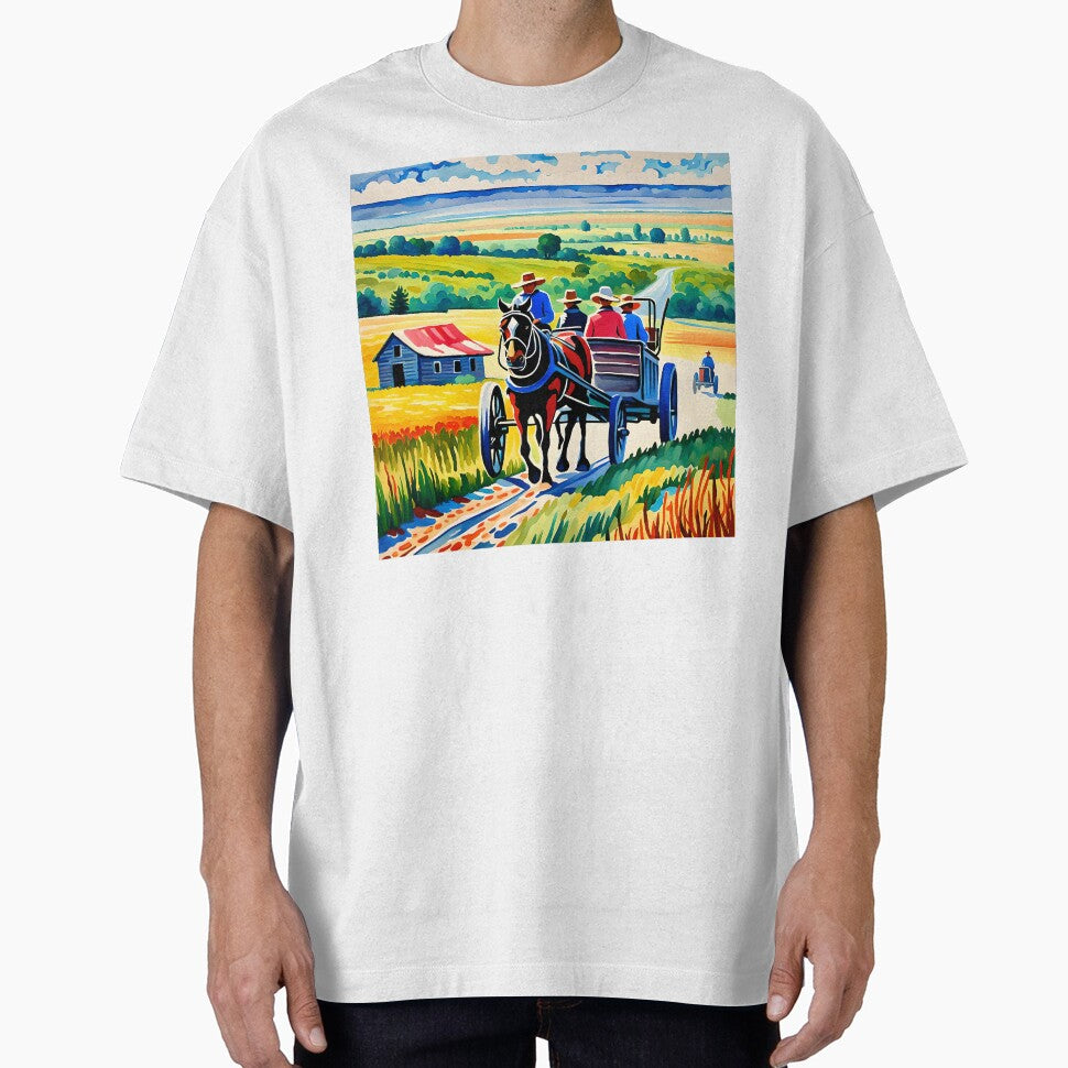 Hayride In Kentucky by Paw's Arts