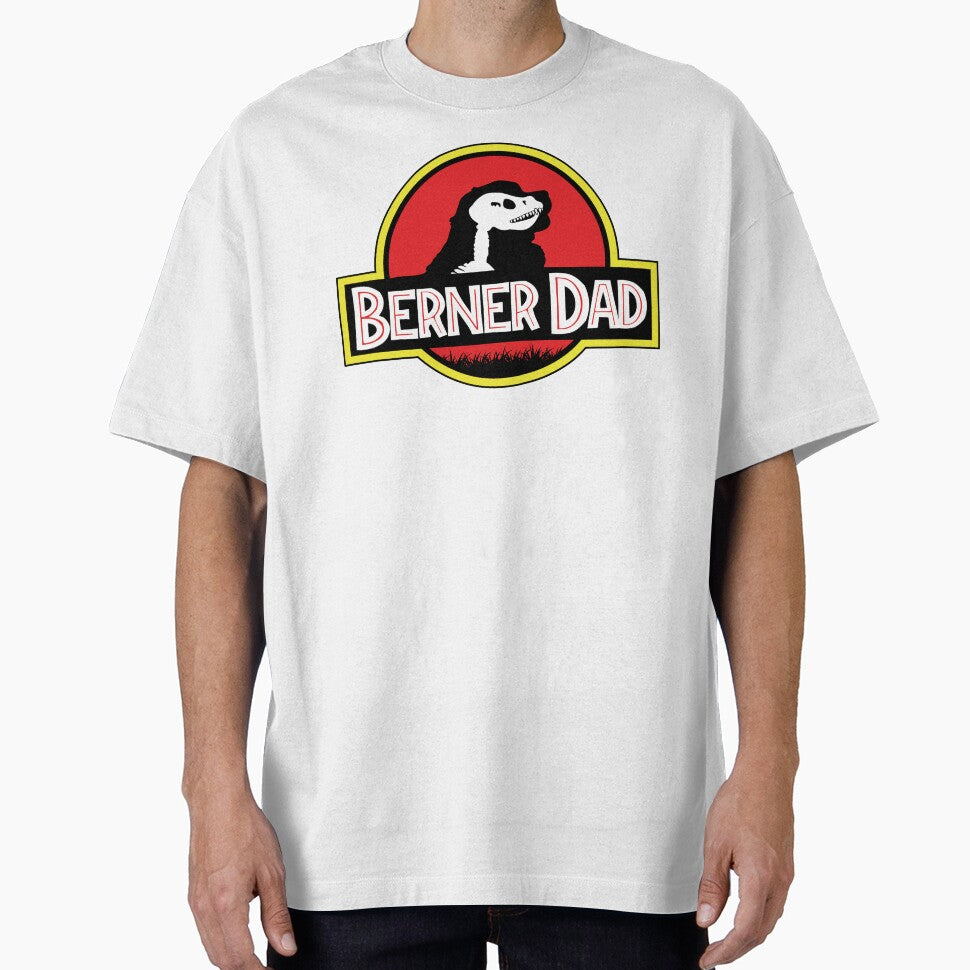 (For Bright Background) Jurassic Bernese Mountain Dog Dad by More Cute Dogs