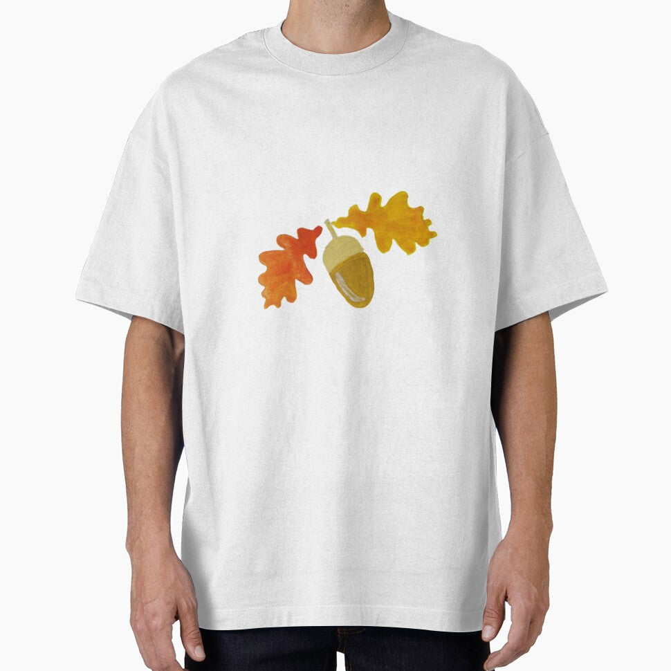 Autumn Acorn and Oak leaves by RustyandBoots