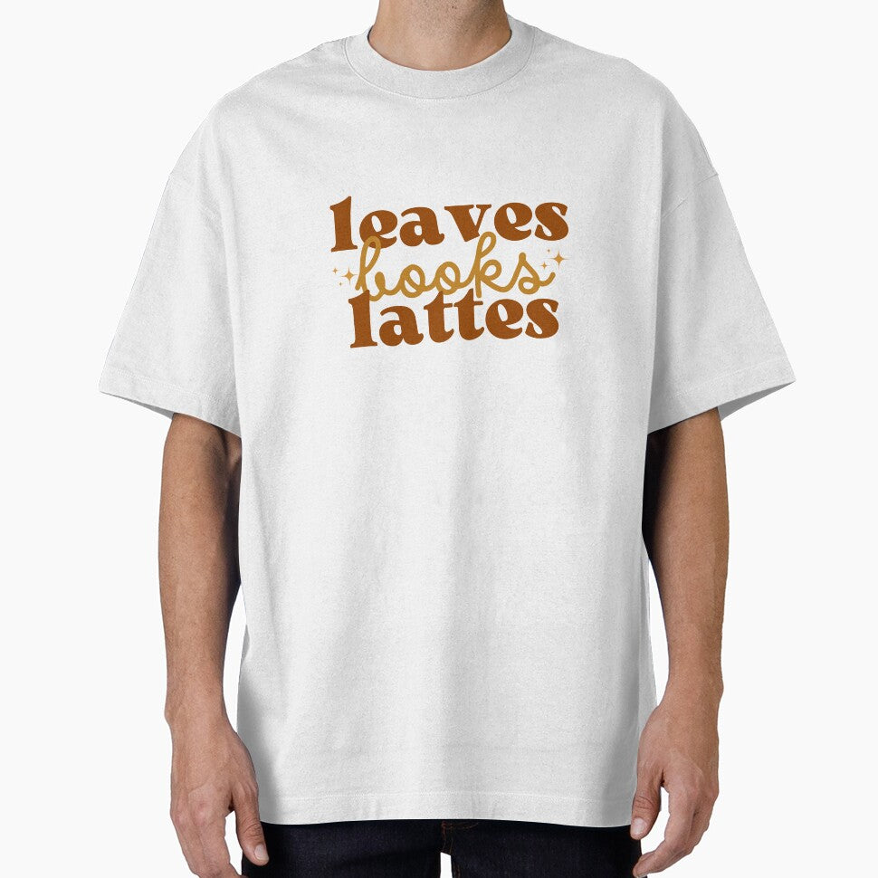 Leaves, books and lattes quote for book lovers autumn by Moonbow-cr