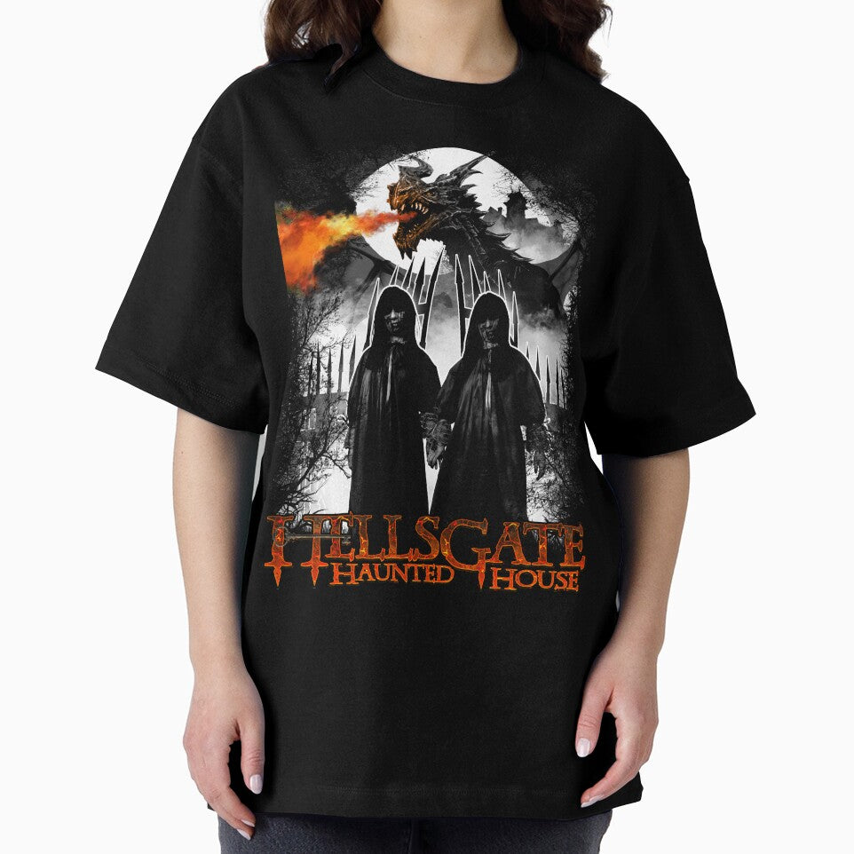 HellsGate Haunted House: Twins with Dragon by TheZombieArmy
