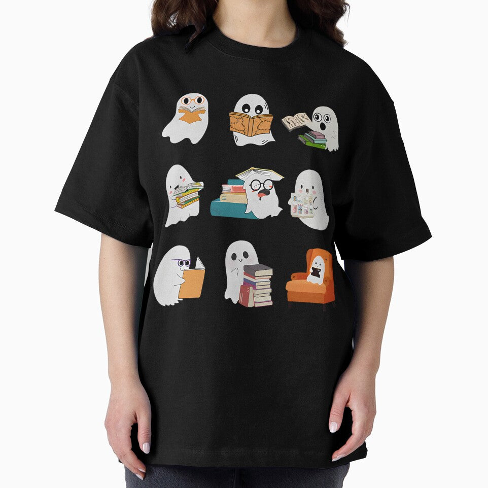 Ghost Reading Teacher Halloween Librarian Book Lover School by fgazcbionf57