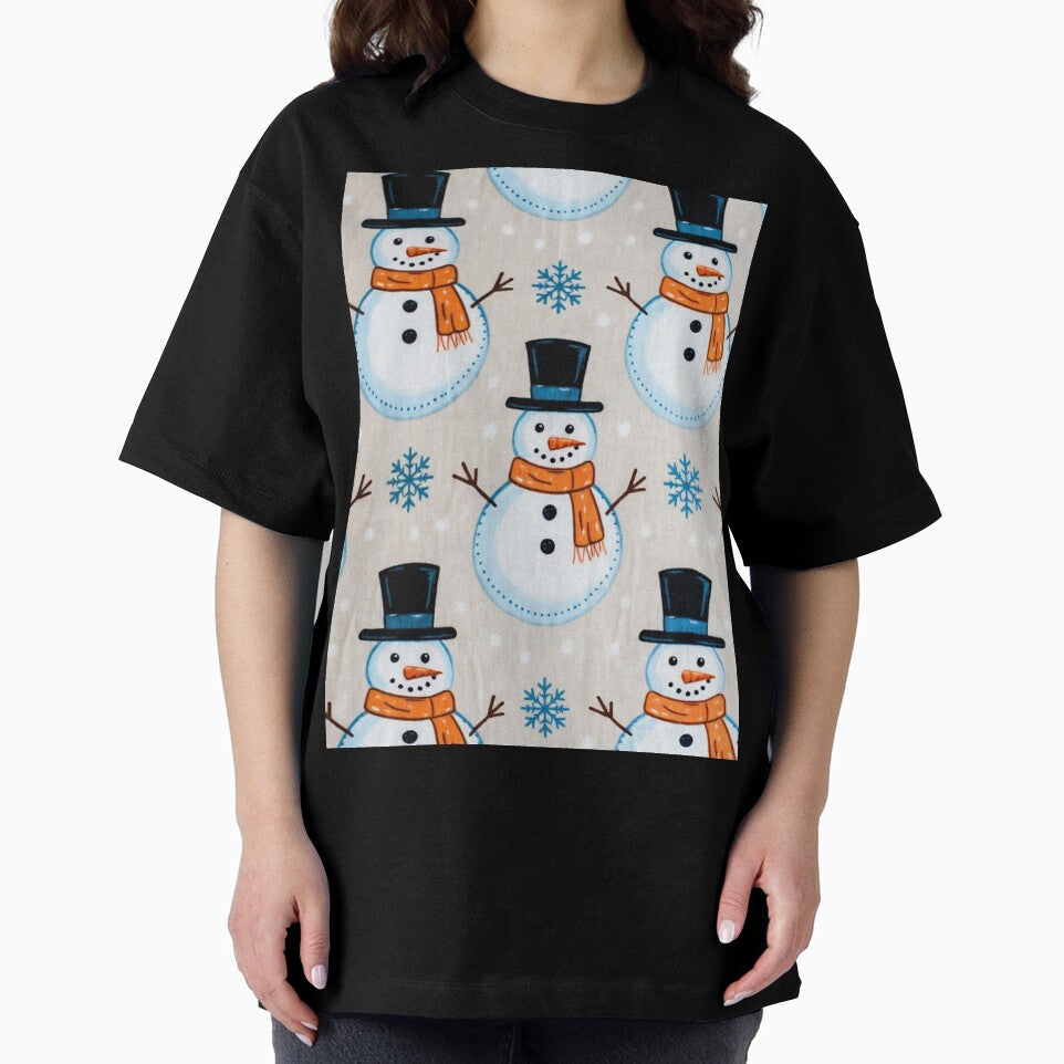 Snowman Pattern with Scarves by SassyArtistry