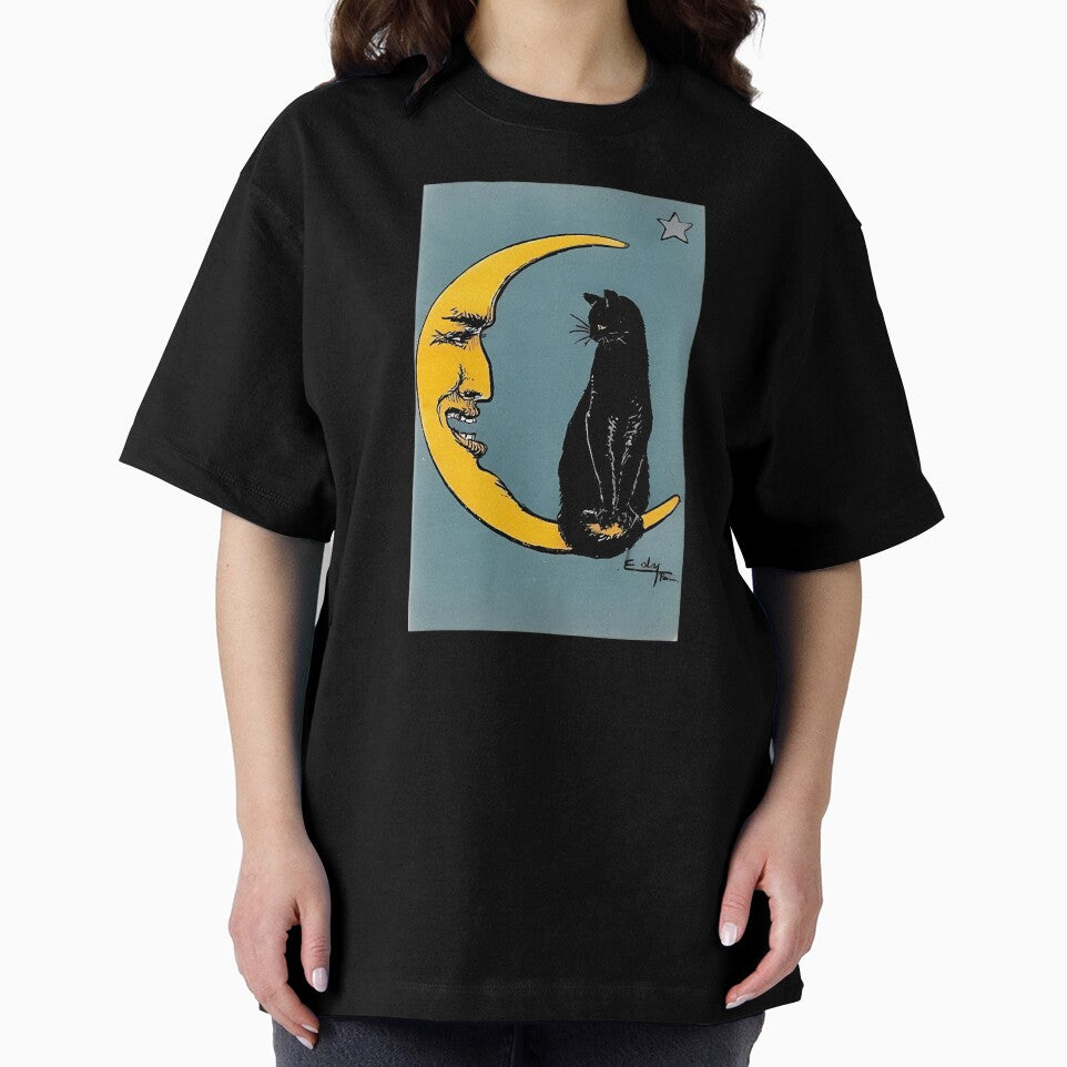 La Luna With Cat Tarot Card by Daylenow