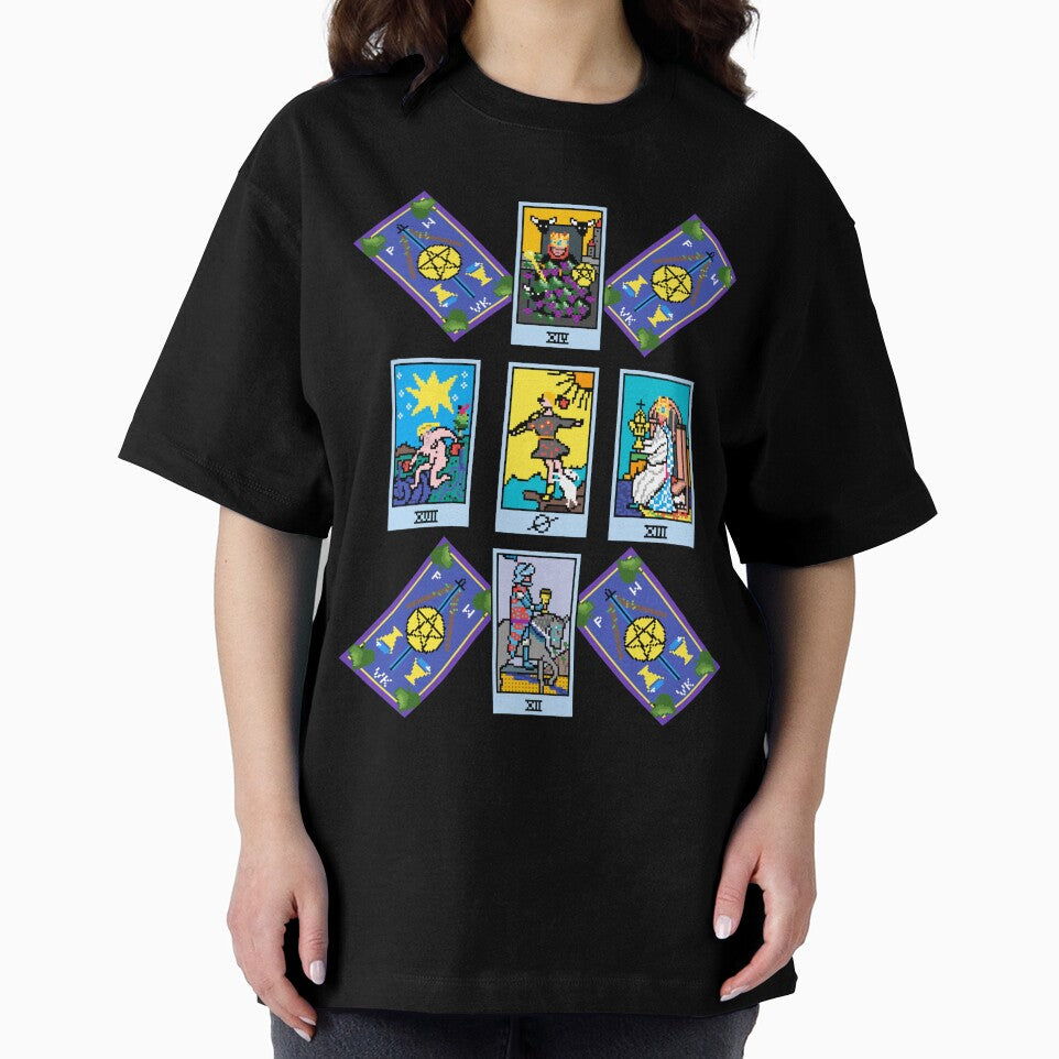 Pixel Waite Tarot - Celtic Cross Spread 24 Design for T-shirts and accessories by Pixel Waite