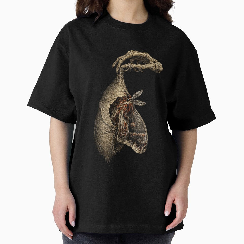 Emergence From the Cocoon – Gothic Moth Skeleton Hand by halesyeahhh