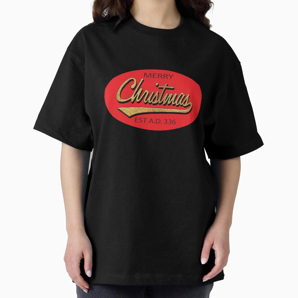 Merry Christmas Retro Design by Eileen Morris