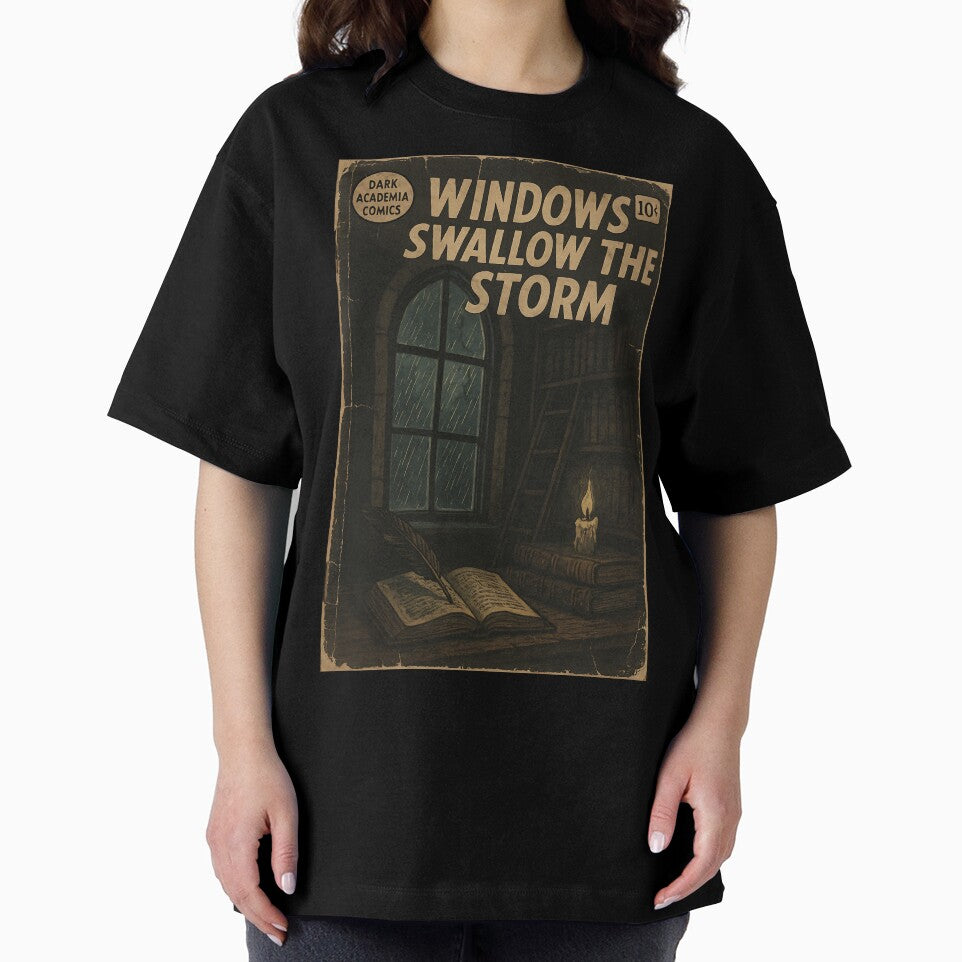 Scholarly Dark Academia: Windows swallow the storm by bapupa
