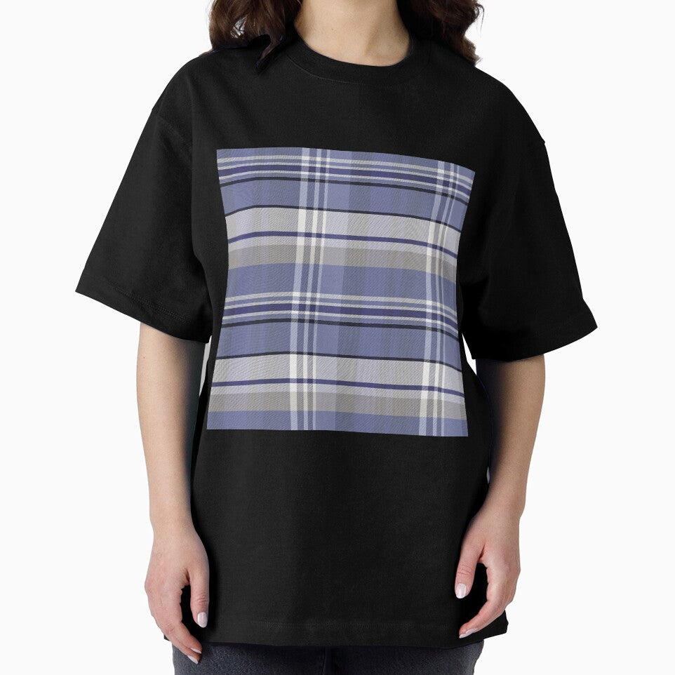 Winter Aesthetic Iona 1 Hand Drawn Textured Plaid Pattern by GenAumonier