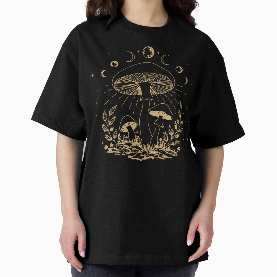 Goblincore Celestial Mushroom Moon Phases by EricaMaude1