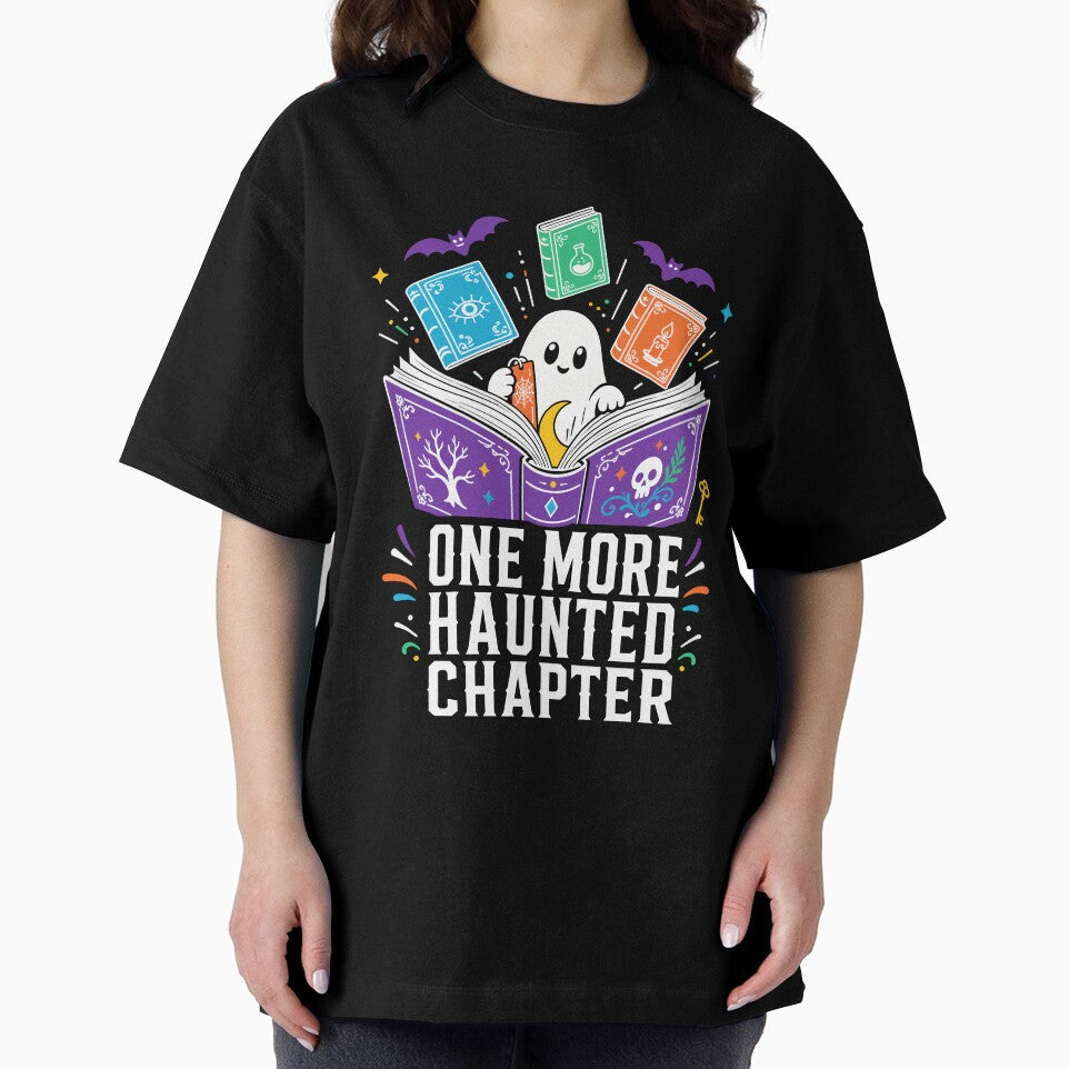 Halloween Ghost Bookworm | One More Haunted Chapter by Uglyandcute