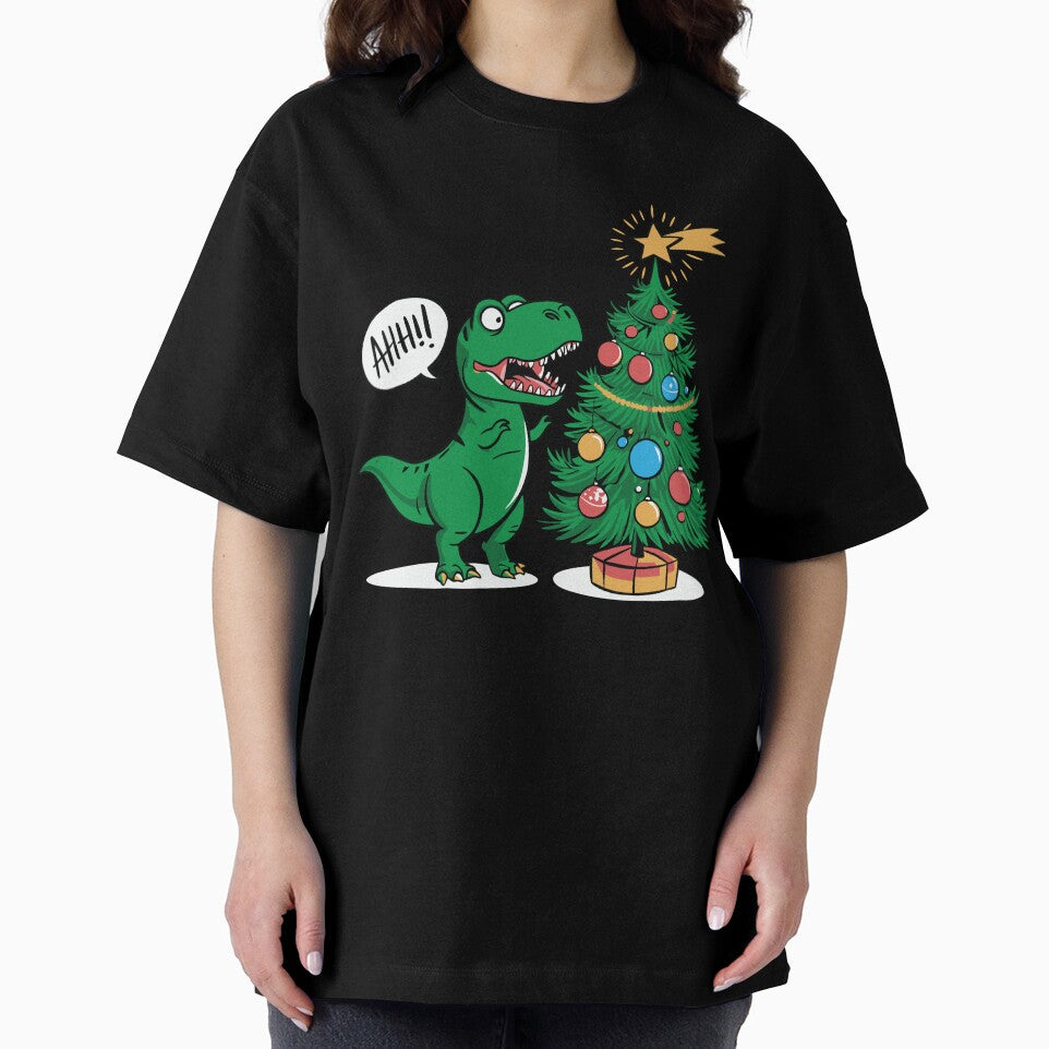 Christmas dino falling comet by MaggiLars