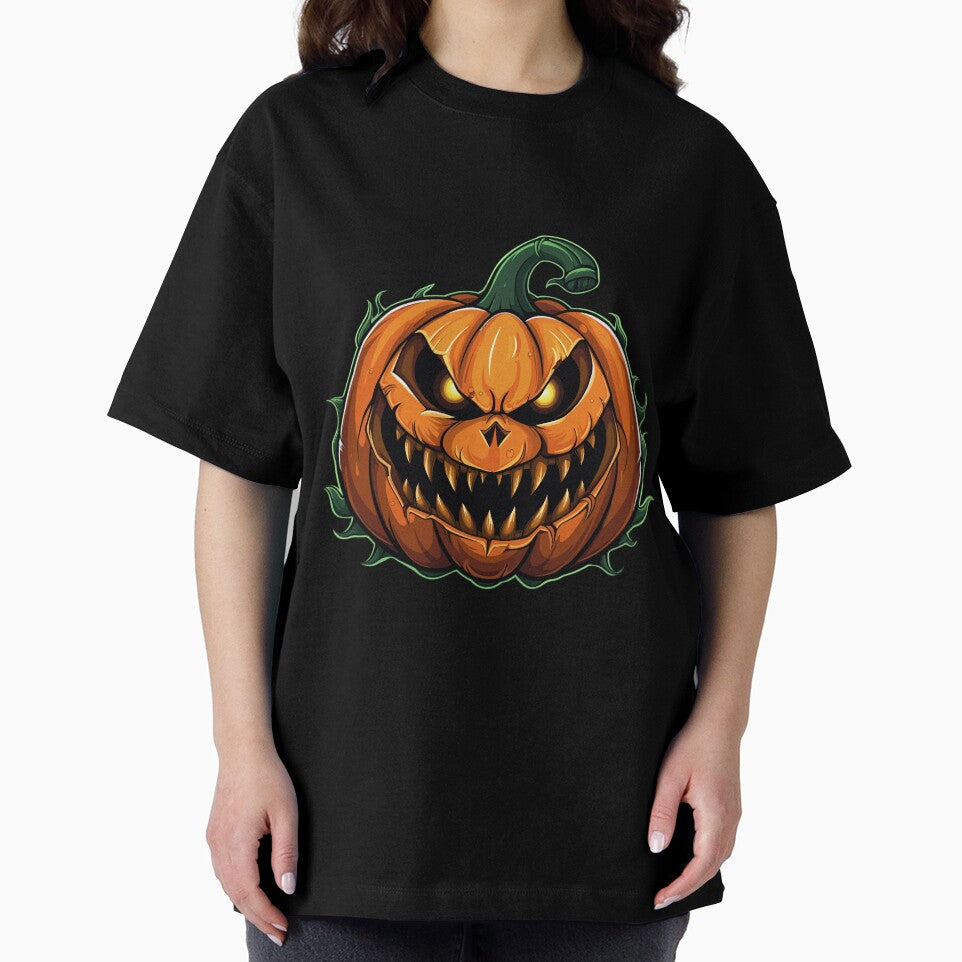 Scary Pumpkin | Halloween Horror Art for Spooky Decor by QualityQuest