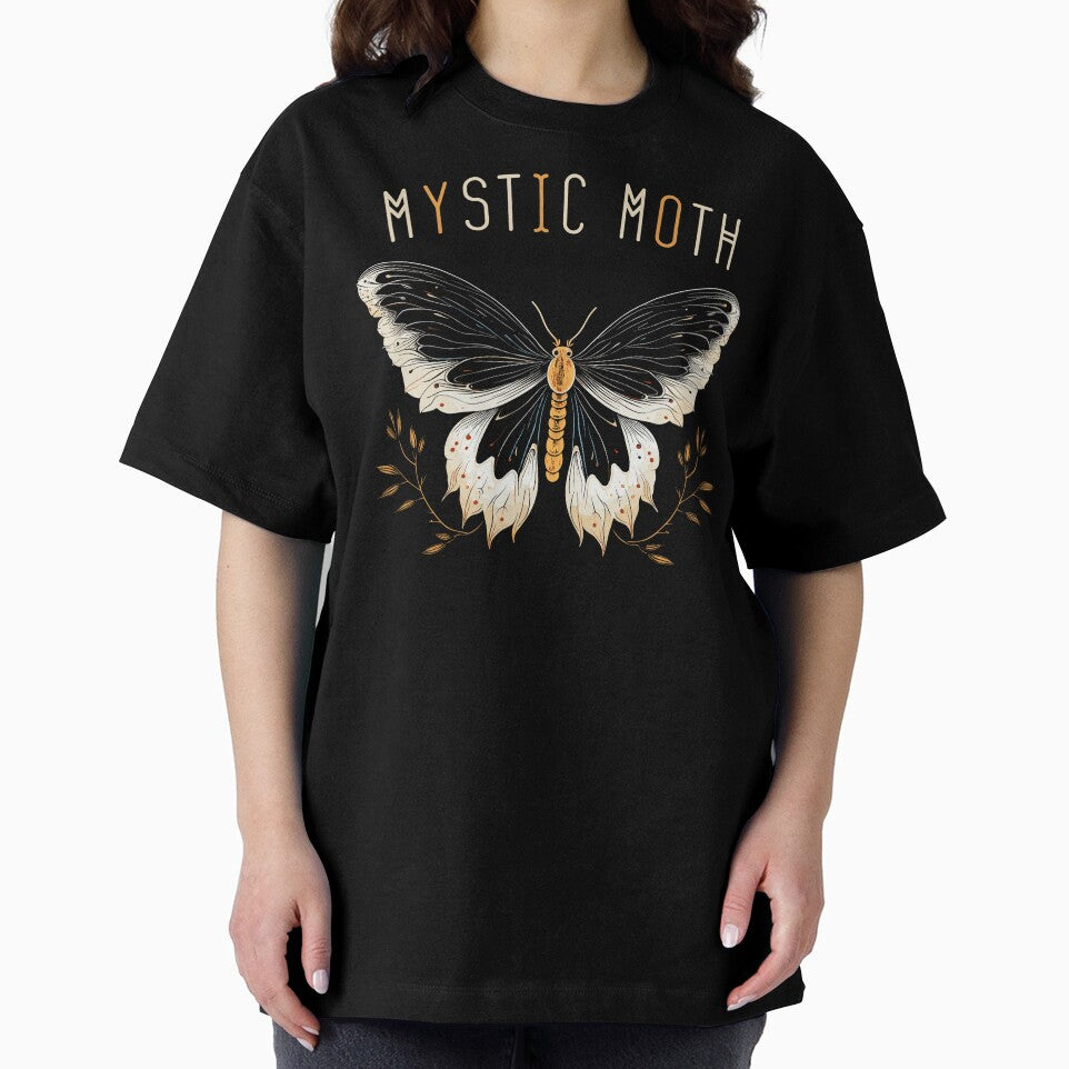 Moth With Raven Feather Wings Mystic Moth Gothic Styled by CosyTeal