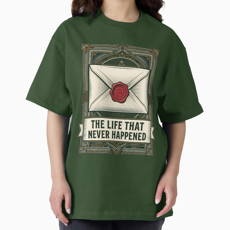 The Life That Never Happened Vintage Envelope Book Cover by SplashTastic