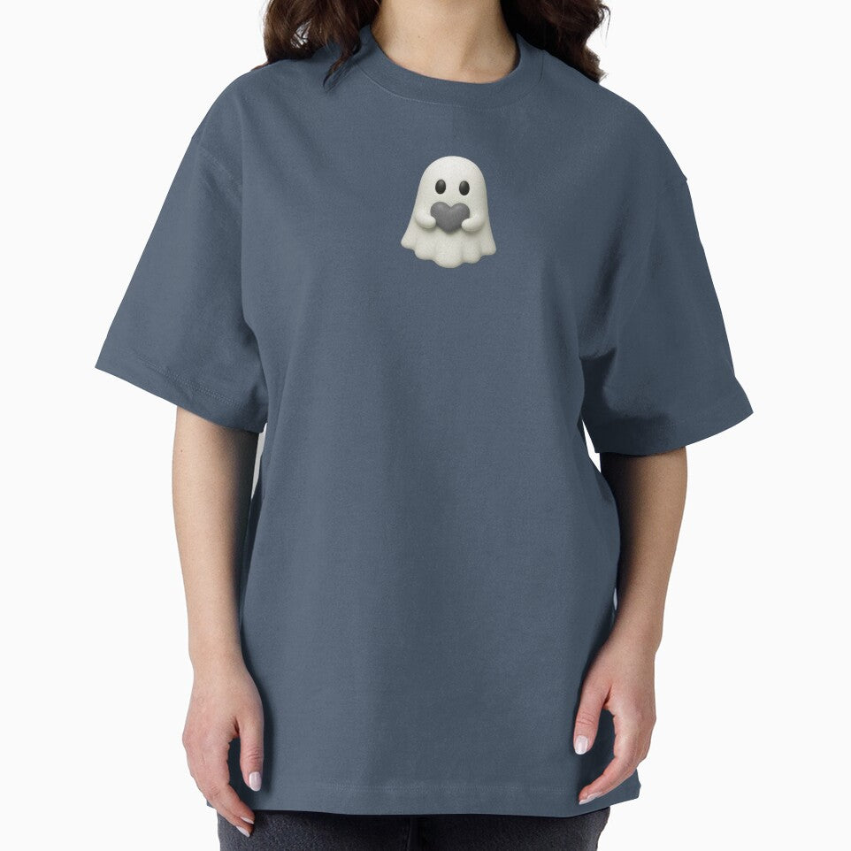 Charming Gray Heart Ghost Character by deisgnsbyshane