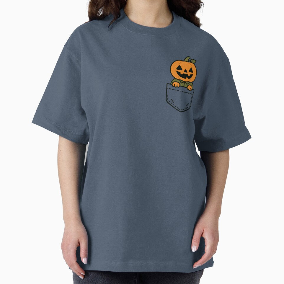 Funny Jack-O'-Lantern Pocket Pal Cute Pumpkin Halloween by chrisrivait