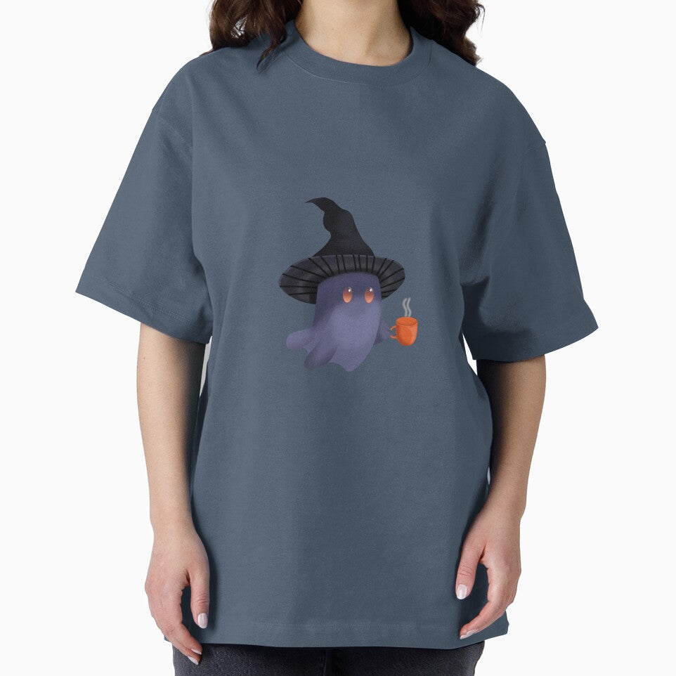 Ghost with Wizard Hat and Cup by abhi76