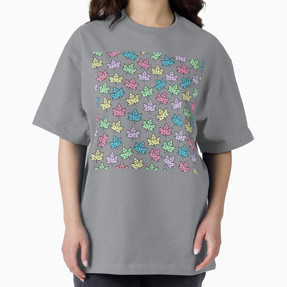 Pastel Autumn Leaves Pattern by Foofighter01